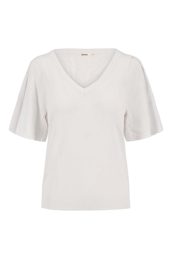 zusss trui met vlindermouw wit