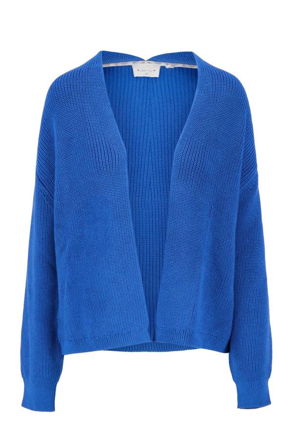 Zusss Vest Rib Zomerblauw