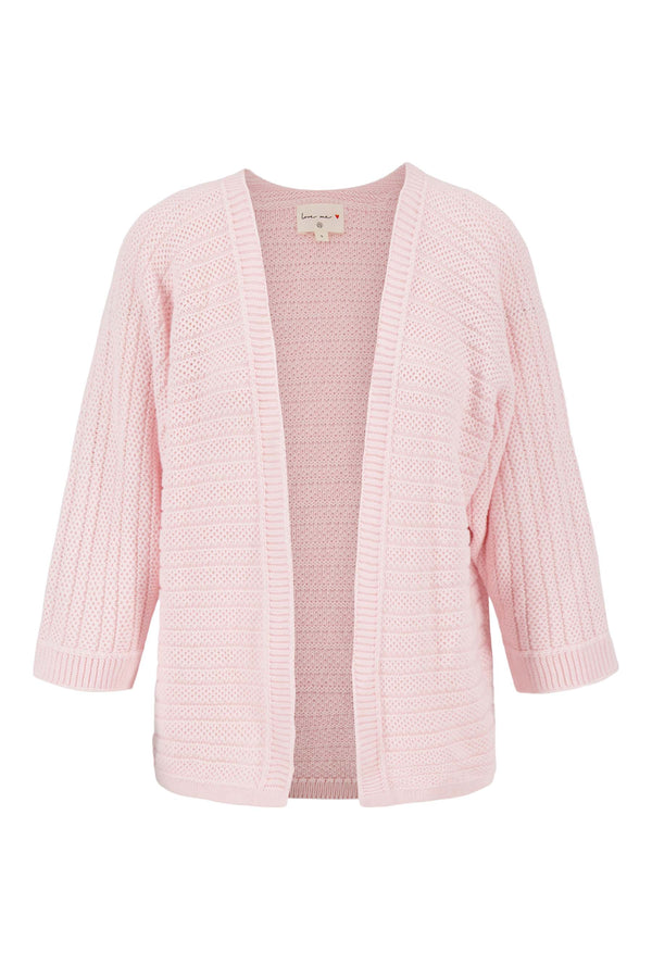 zusss vest structuur steek lichtroze