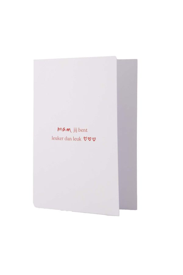 zusss wenskaart mam wit / rood