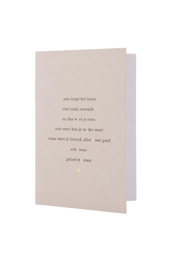 zusss wenskaart sterkte gedichtje zand