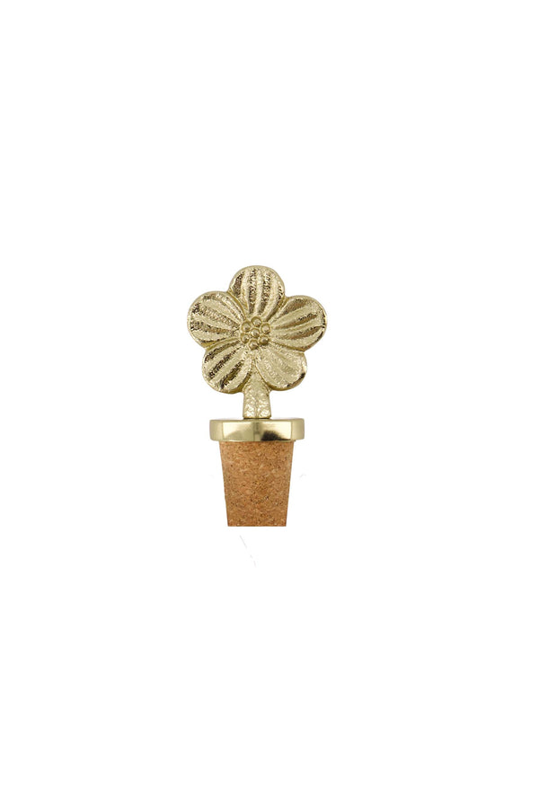 zusss wijnstopper bloem goud