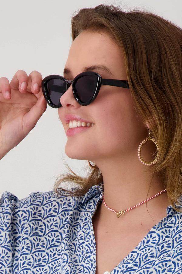 Zusss Zonnebril Incl. Hoesje Zwart