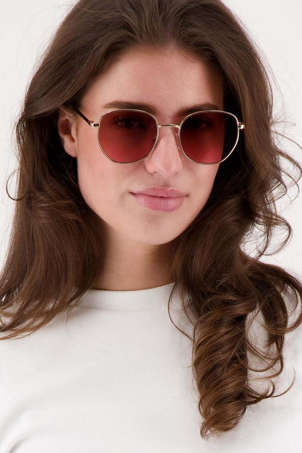 Zusss Zonnebril Piloten Model Goud